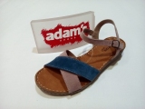 Adam's Shoes Σχ. 594-19006-29 "Δίχρωμο Χιαστή" Καστόρι Δέρμα
